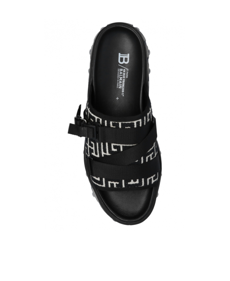 Balmain Flats In Black