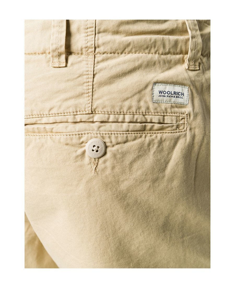 Woolrich Turn Up Hems Shorts In Nude