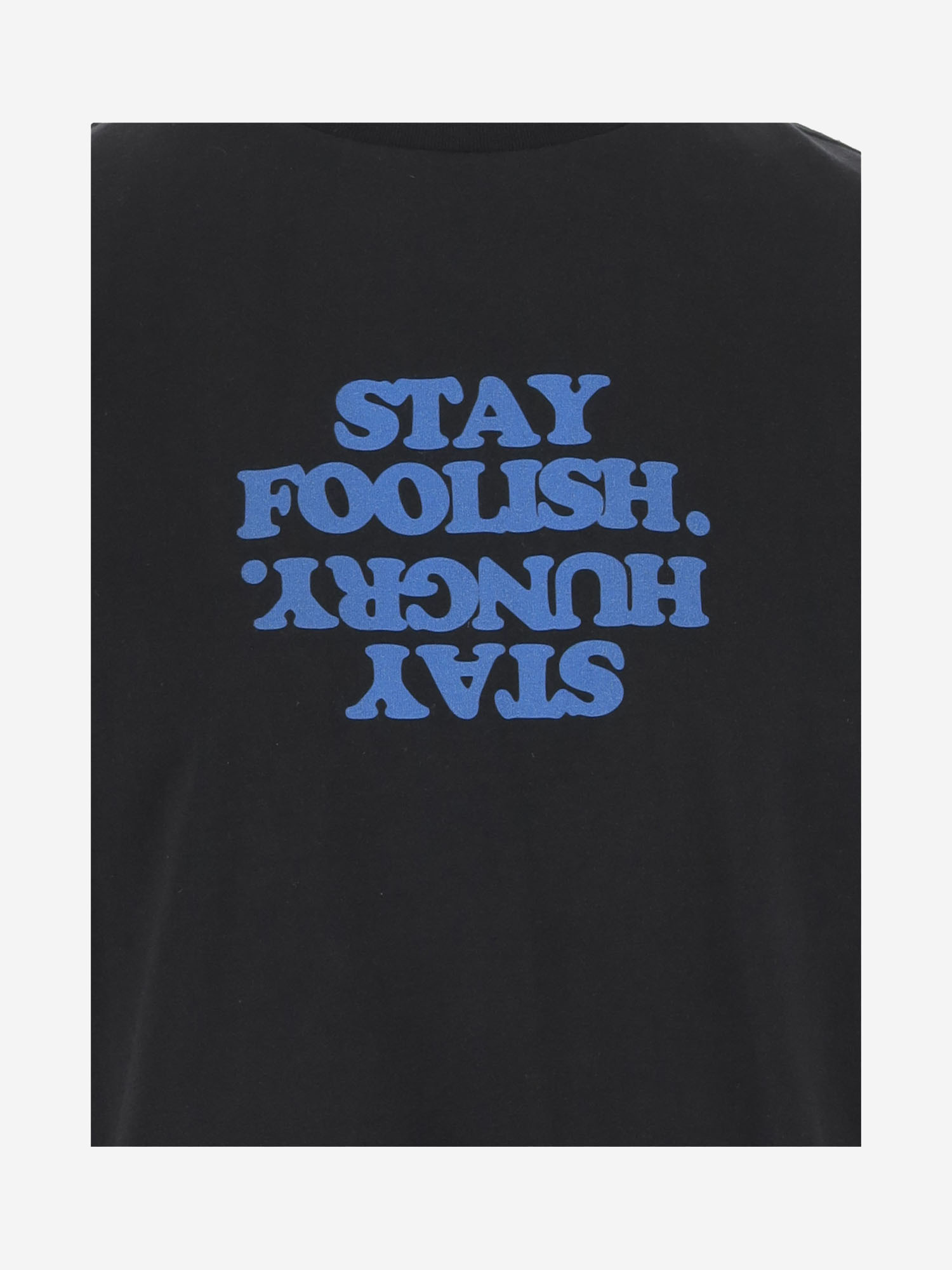 Coperni Cotton T-shirt With Print In Black