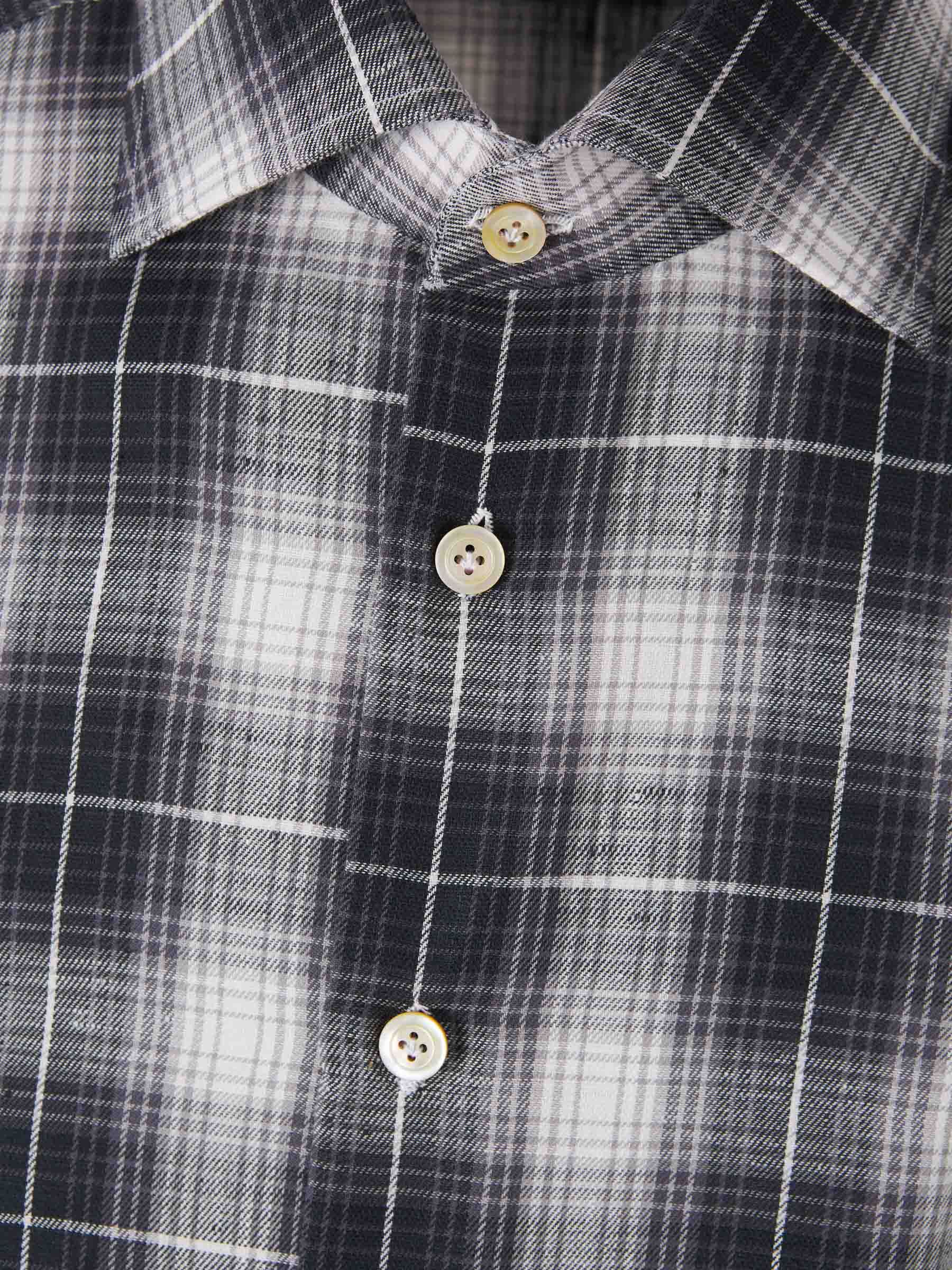 KITON CHECKERED SHIRT 