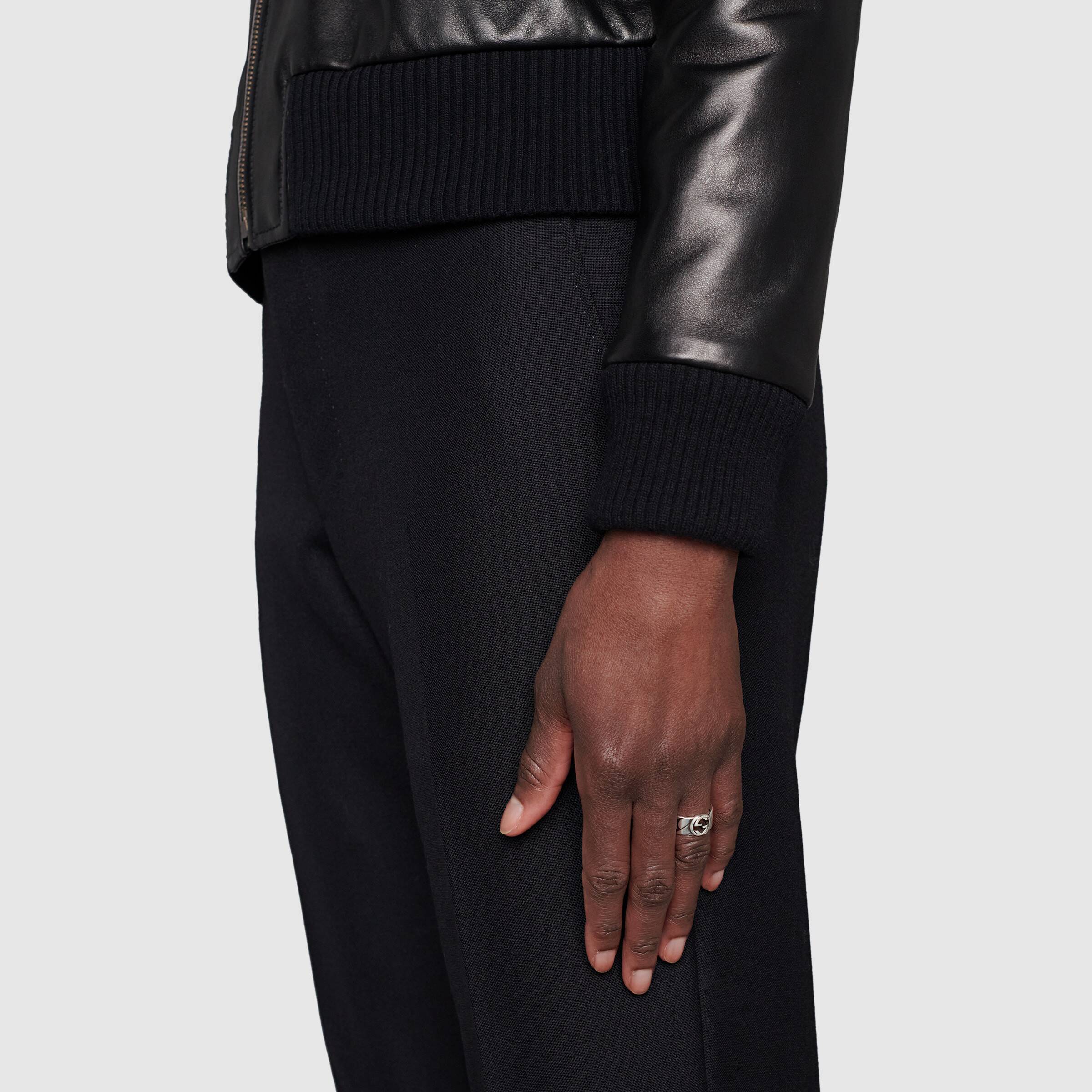 Gucci Interlocking G Ring In White