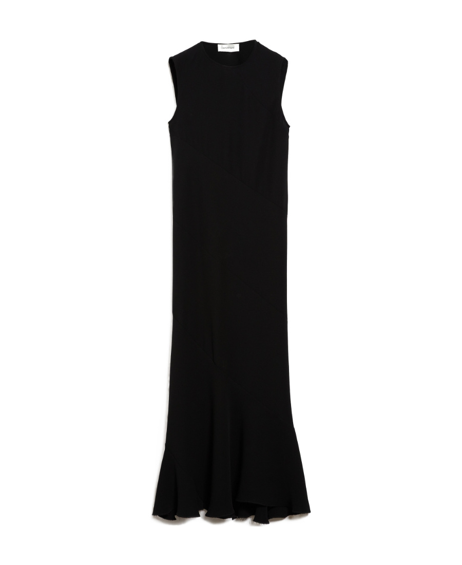 Sportmax Sleeveless Midi Dress In Black