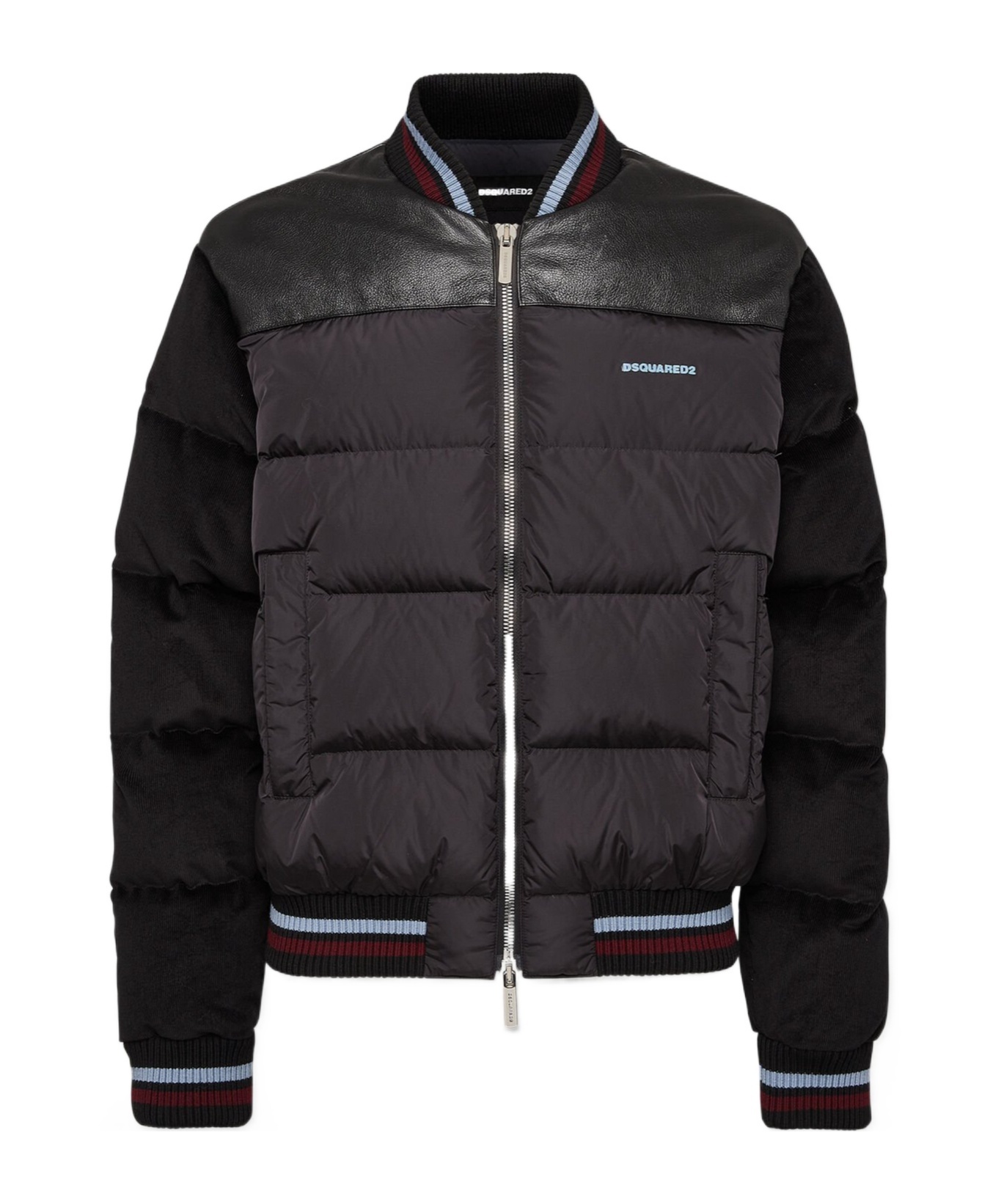 DSQUARED2 MIXED PUFFER BOMBER