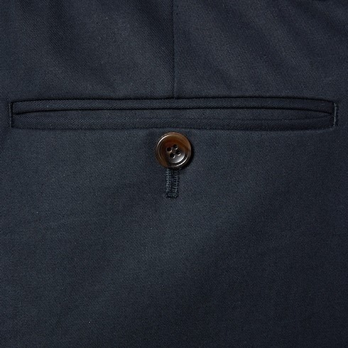 Gucci Men Cotton Twill Trousers With Web Detail In Black