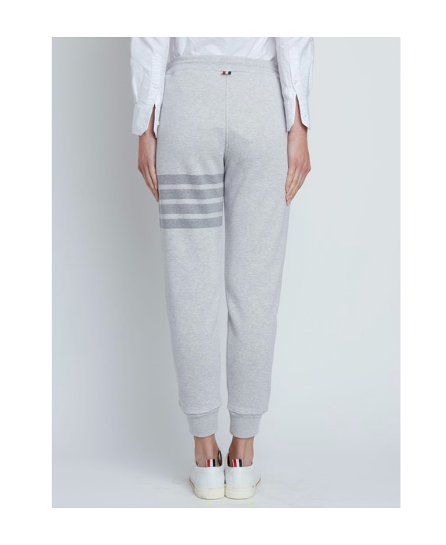 Thom Browne Signature 4-bar Stripe Track Pants In White