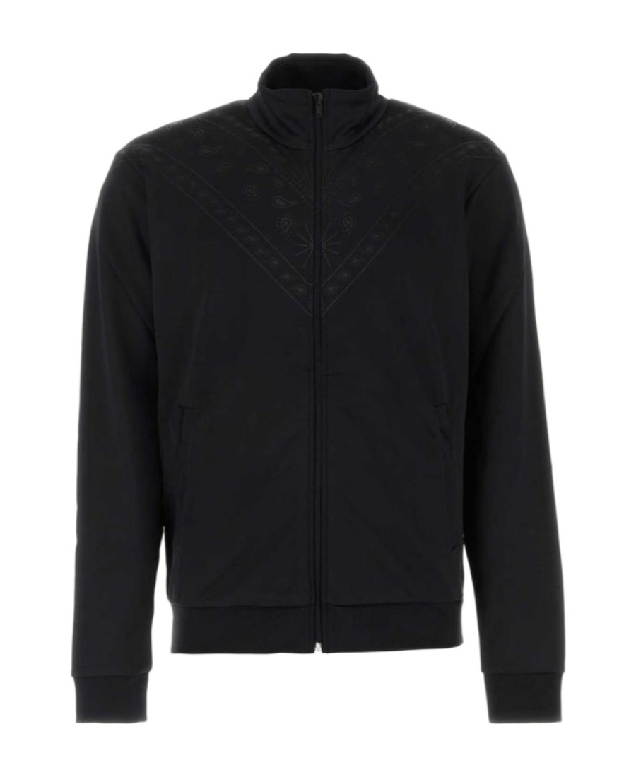 Marcelo Burlon County Of Milan Marcelo Burlon Black Polyester Blend Sweatshirt In Black