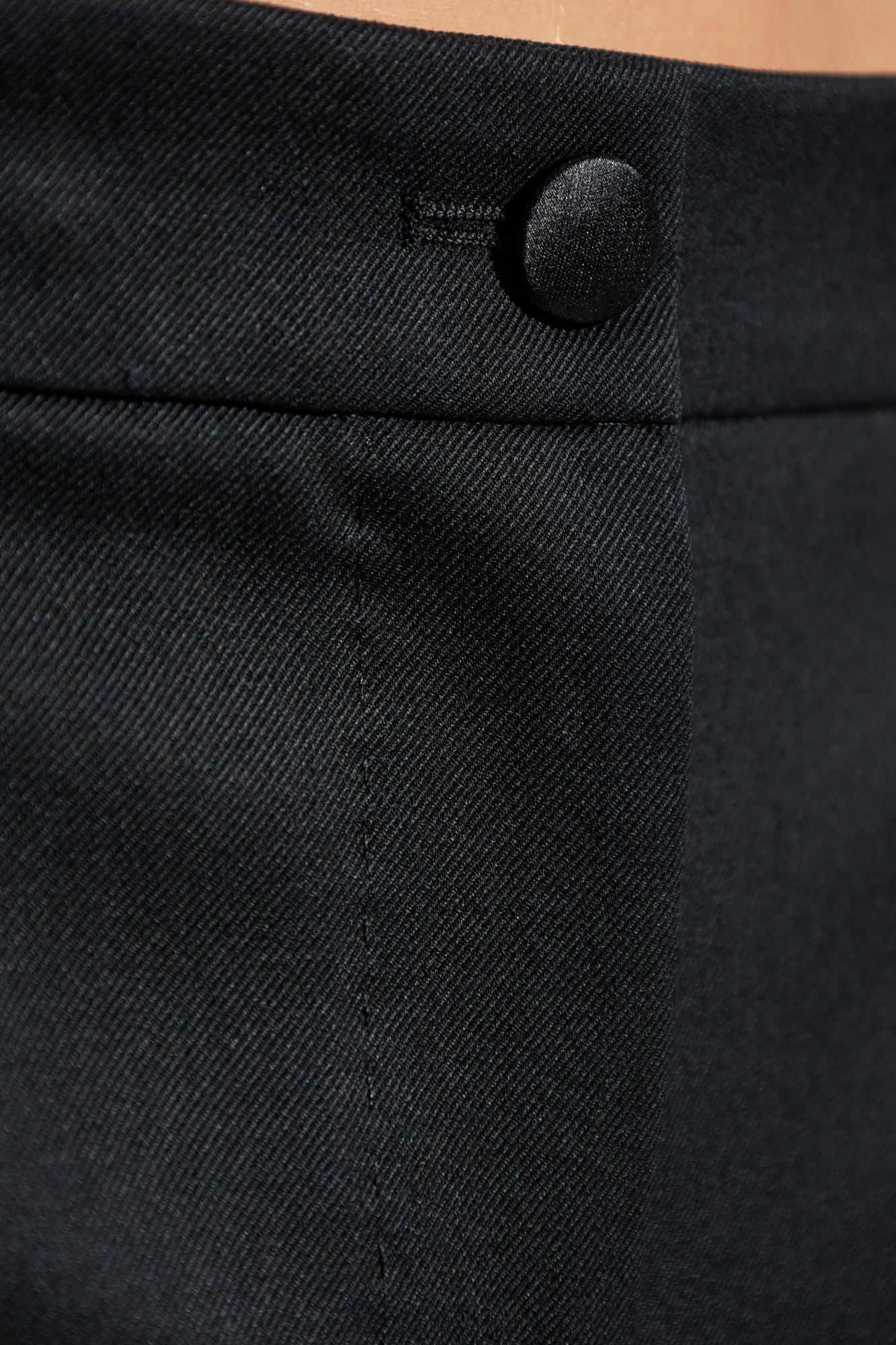 Dolce & Gabbana Wide-leg Trousers In Black
