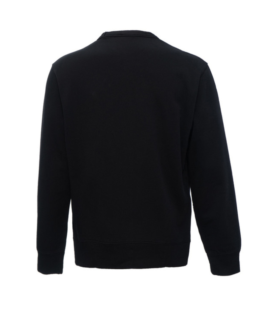 Just Cavalli Round-necked Logo Sweater In Black