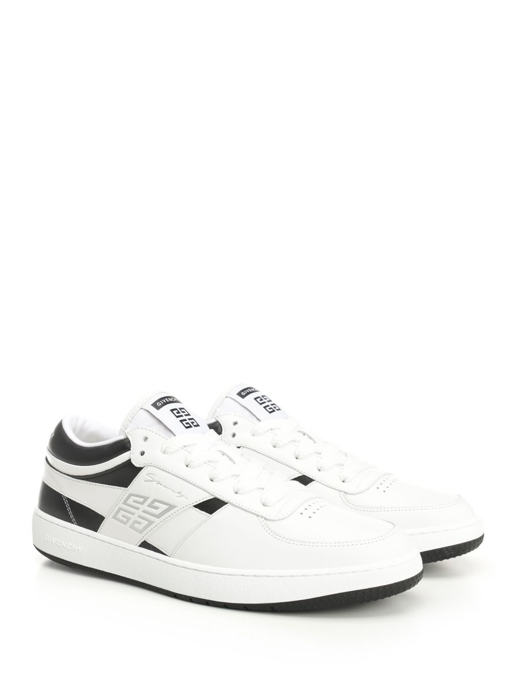 Givenchy G Move Low-top Sneakers In Calf Leather In White
