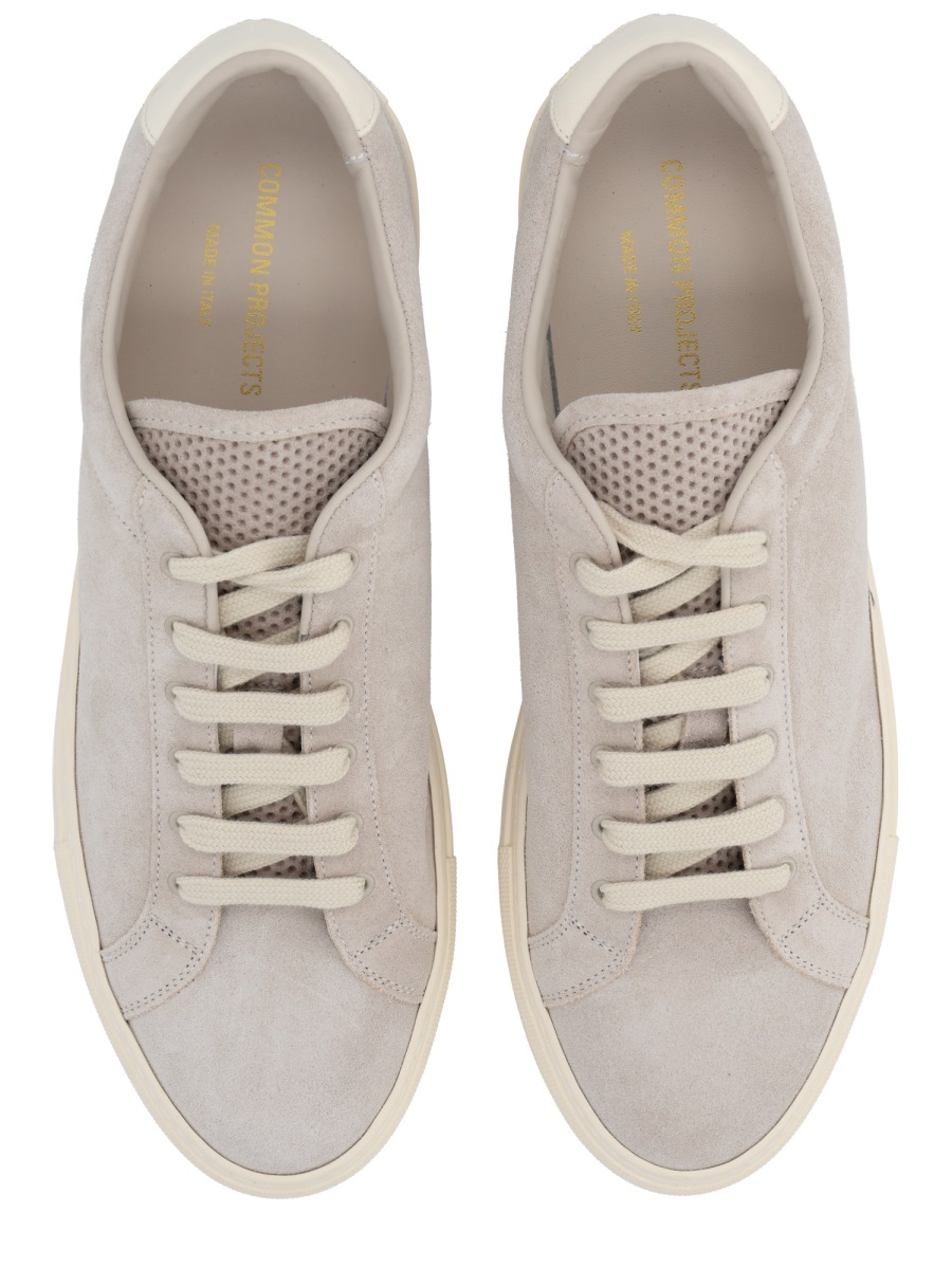Common Projects Retro Round Toe Sneakers In Animal Print