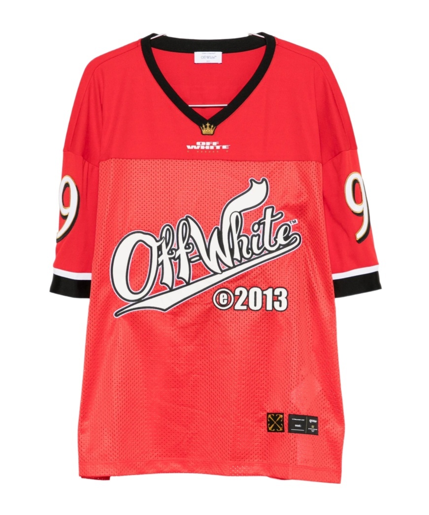 Off-white T-shirt In Red Polyester In Red