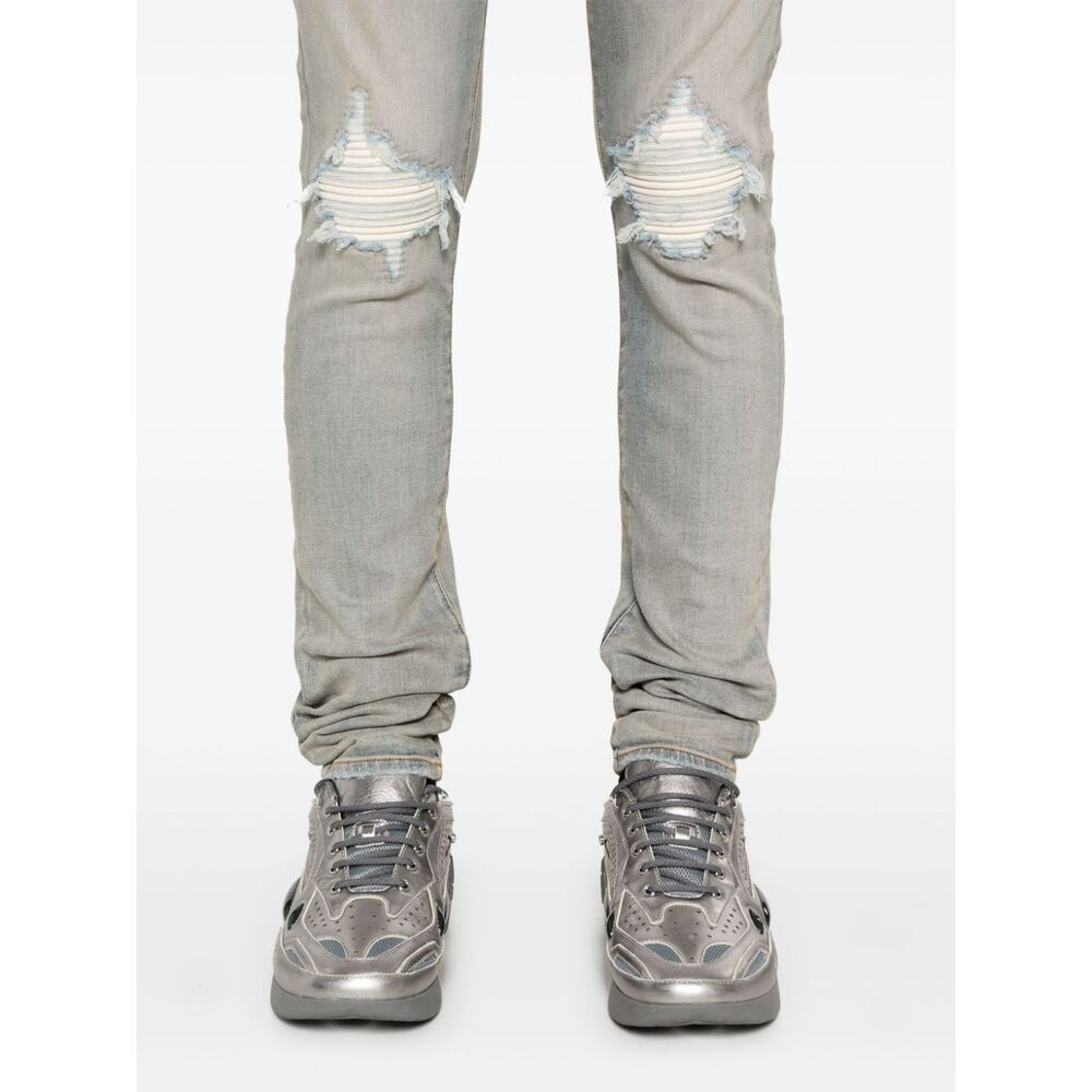 Shop Amiri Belt-loop Jeans In Multicolor
