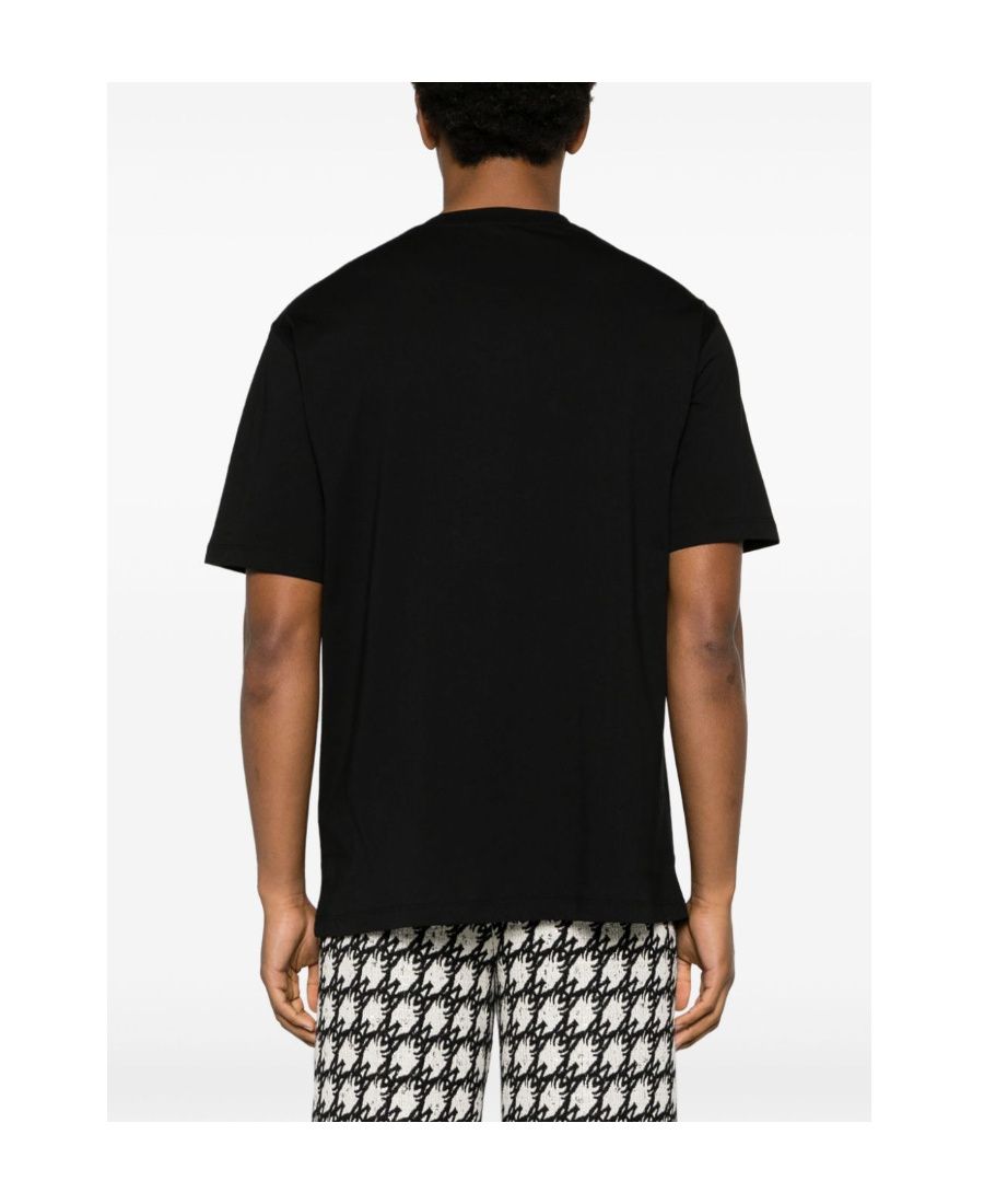Shop Balmain Coin T-shirt In Black
