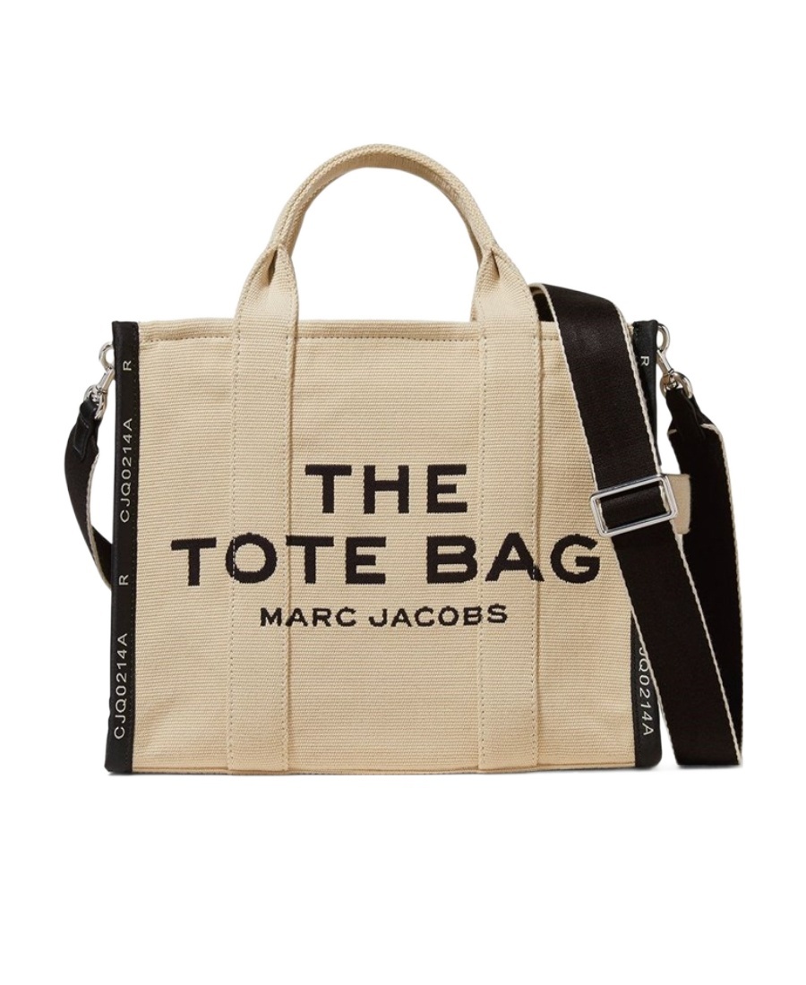 Marc Jacobs The Jacquard Medium Tote Bag In Nude