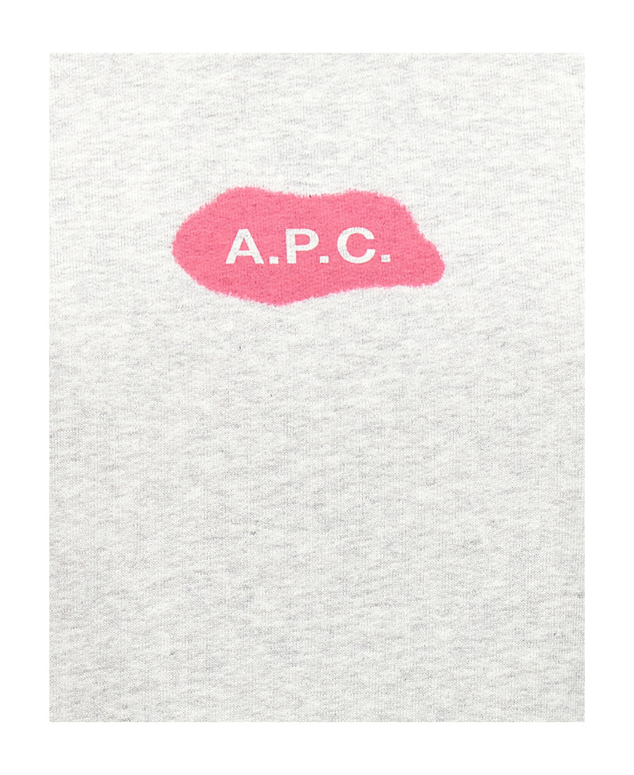 Apc A.p.c. Sweatshirt With Logo In White