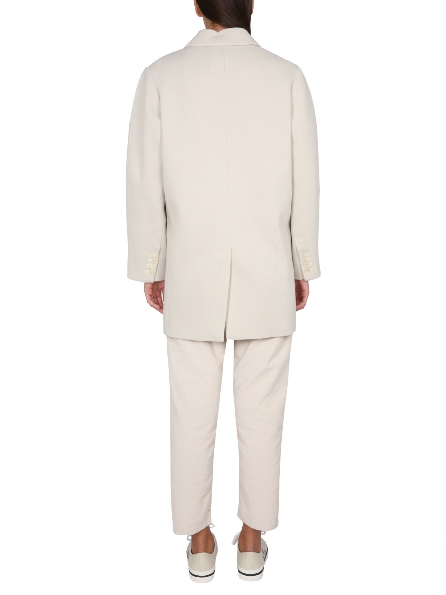 Isabel Marant Lapel Suit Jacket In White