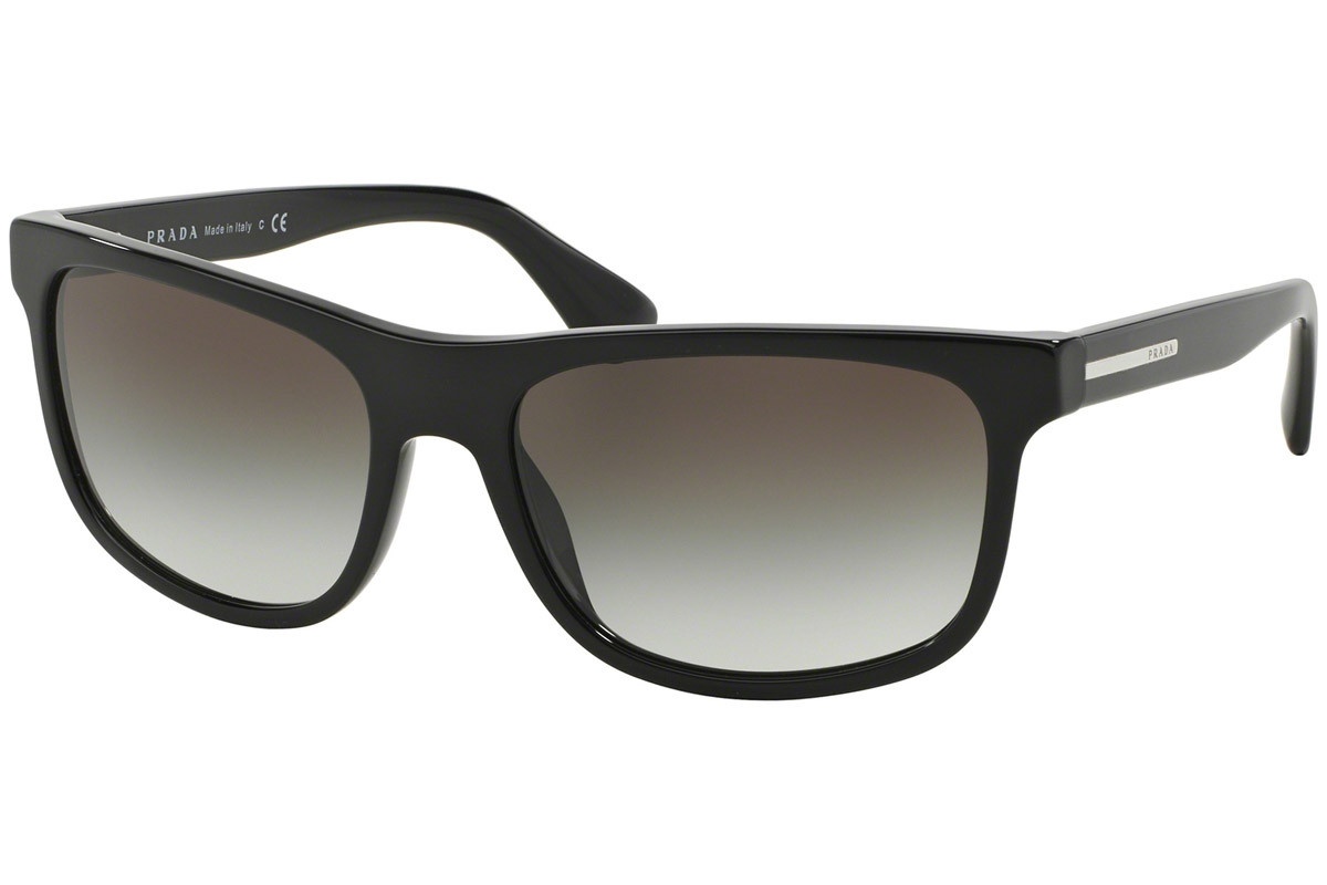 Prada Logo Sunglasses In Gray