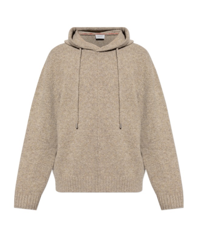 Ferragamo Long Sleeve Sweater In Brown