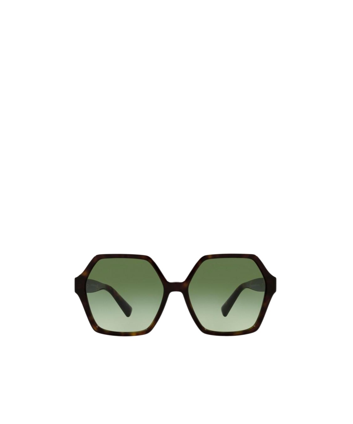 Valentino Logo Sunglasses In Green