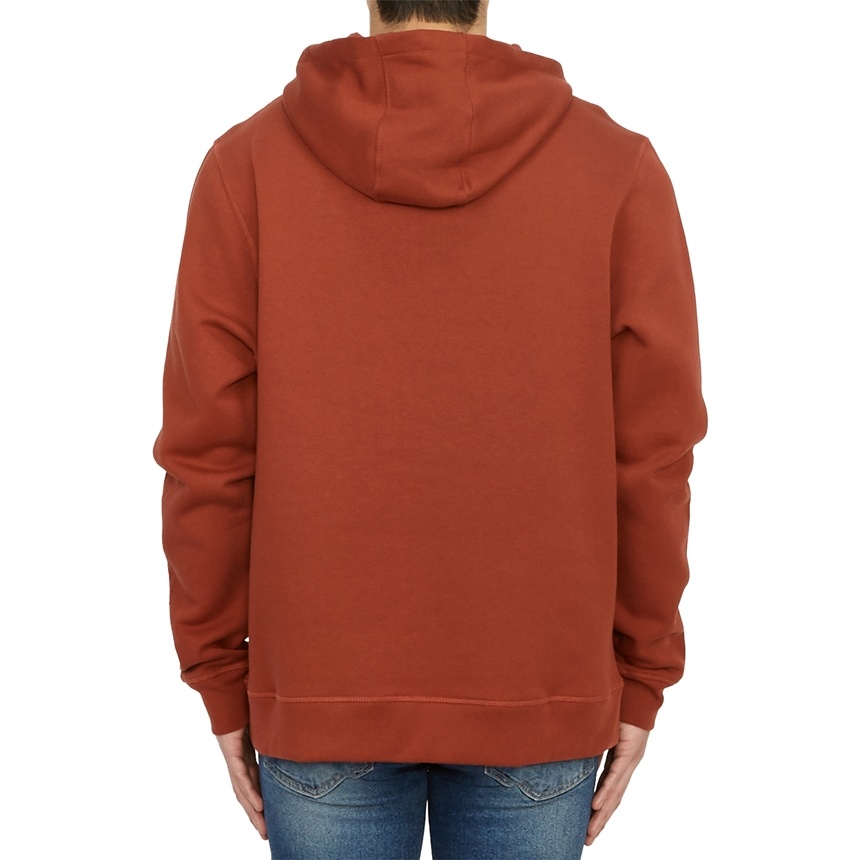 Shop Barbour Logo Cotton Hooded Sweater In Red