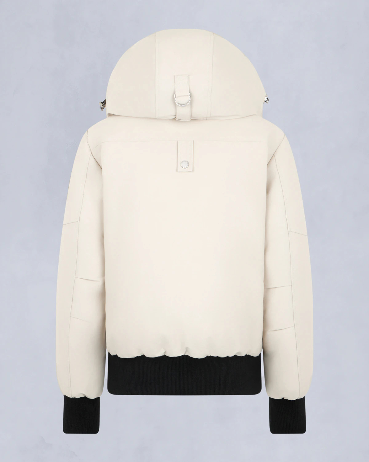 Moose Knuckles Zipper Down Jacket In White