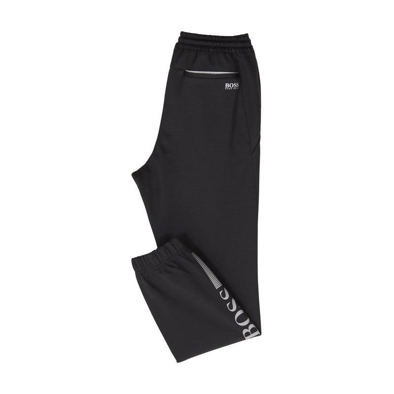 Shop Hugo Boss Logo Sweatpants In Black