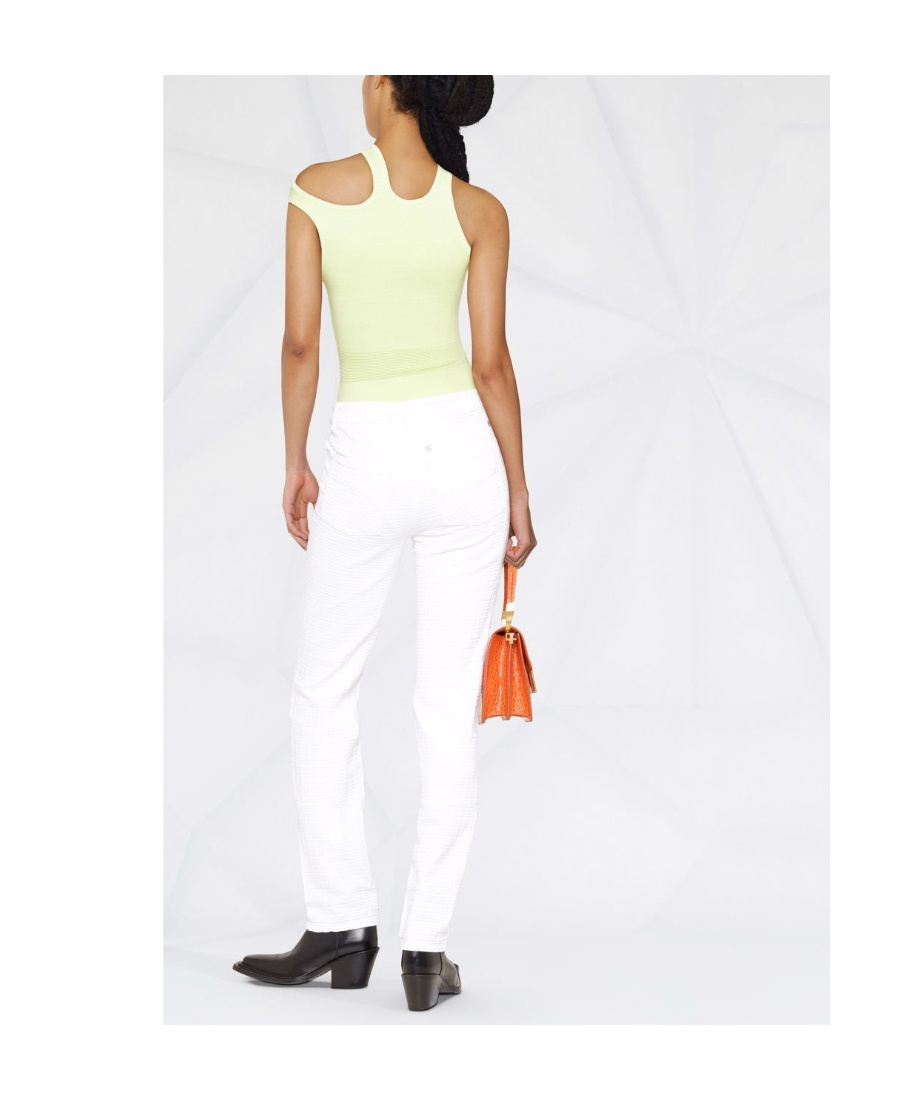 Givenchy 4g Motif Jacquard Straight-leg Trousers In White