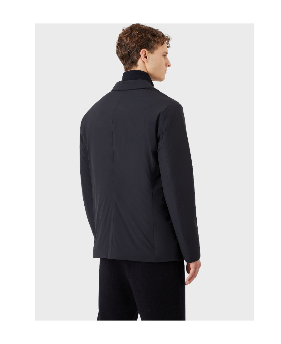 EMPORIO ARMANI TWO FAKE STANDING COLLAR CASUAL COTTON SUITS
