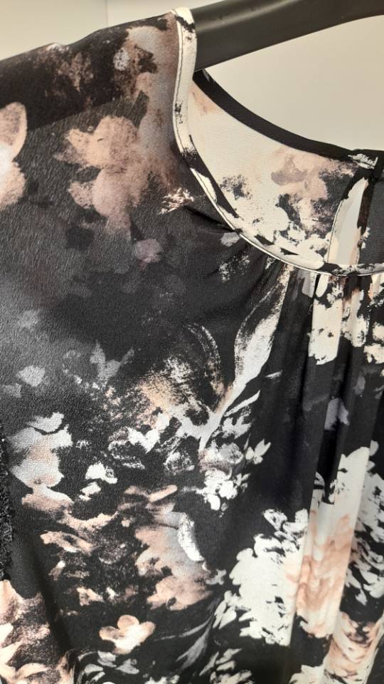 Max Mara Short-sleeved Blouse In Black
