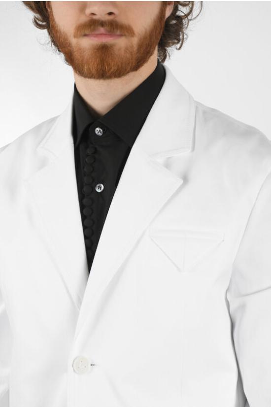 Bottega Veneta Long-sleeved Jacket In White