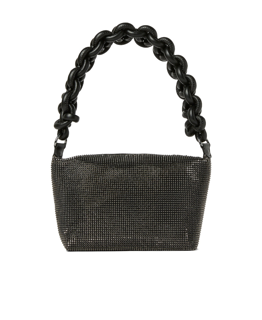 Kara Logo Shoulder Bag In Black