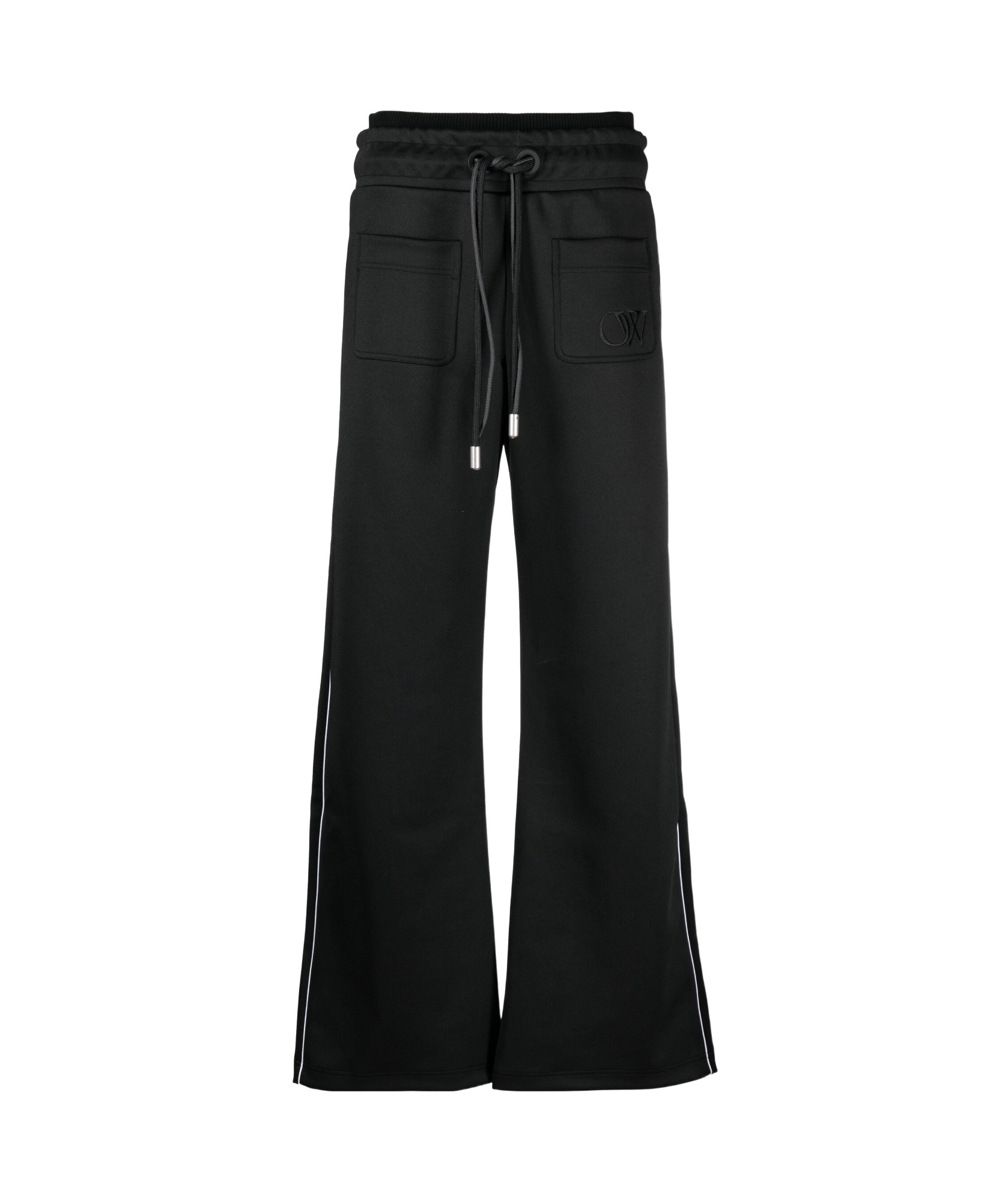 Off-white Black Track Pants In Black