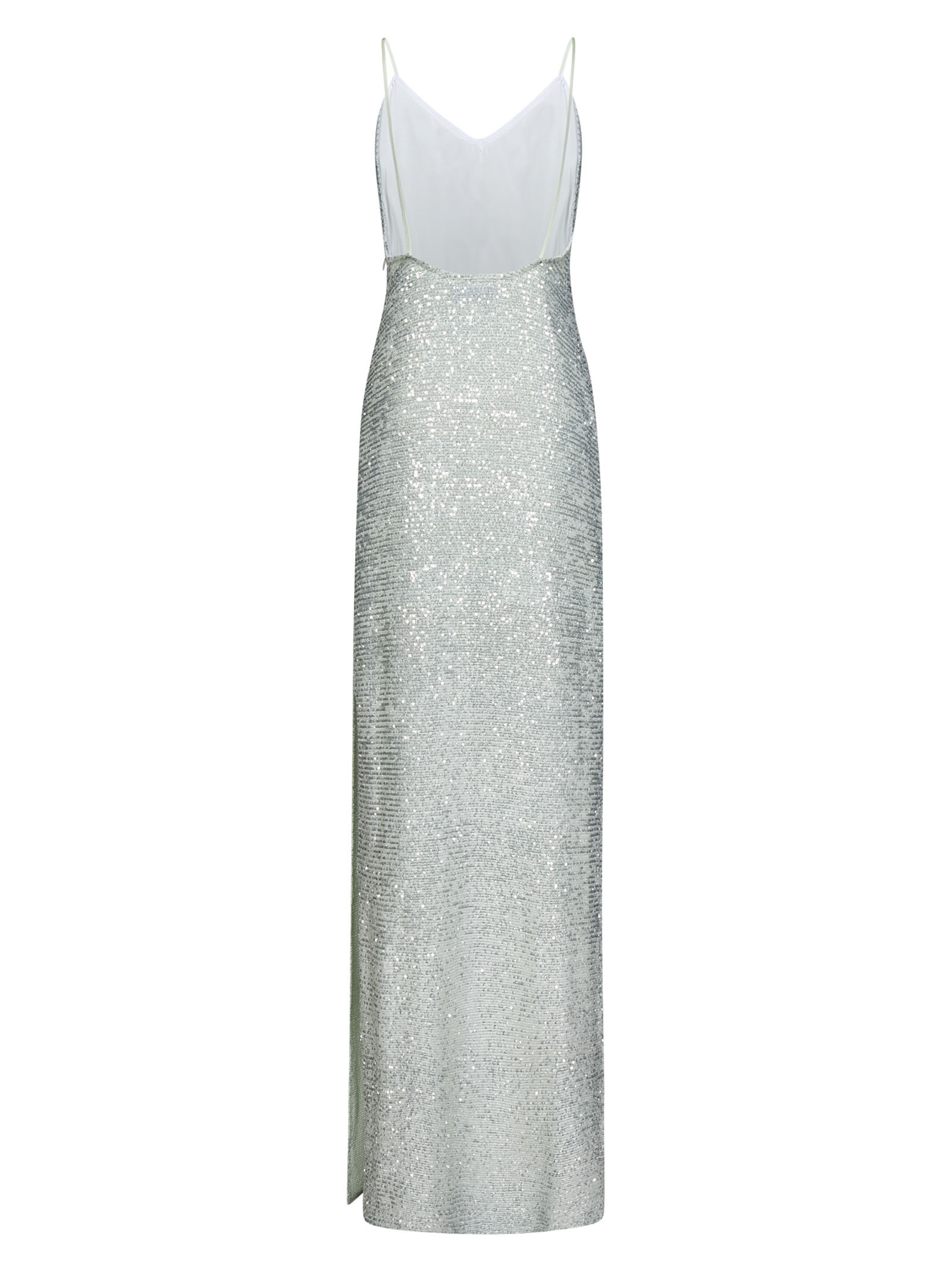 Nina Ricci Sequin-embellished Dress In Gray