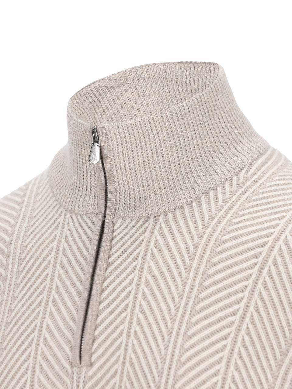 Brunello Cucinelli Long-sleeved Sweater In Nude