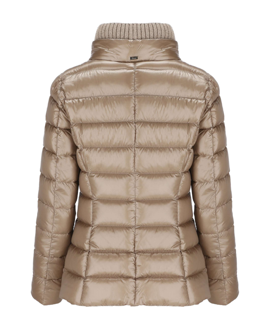 Herno Belted Quilted Jacket In Nude