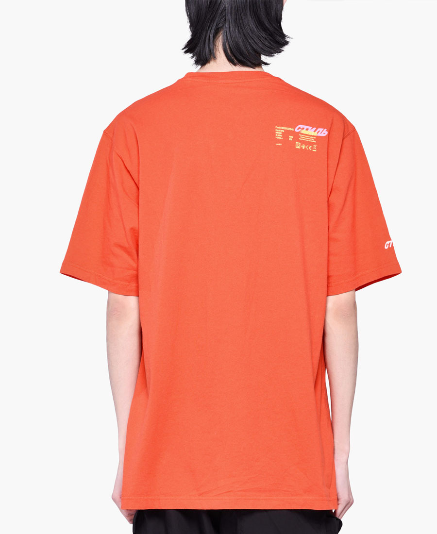 Heron Preston Logo Round-necked T-shirt In Red