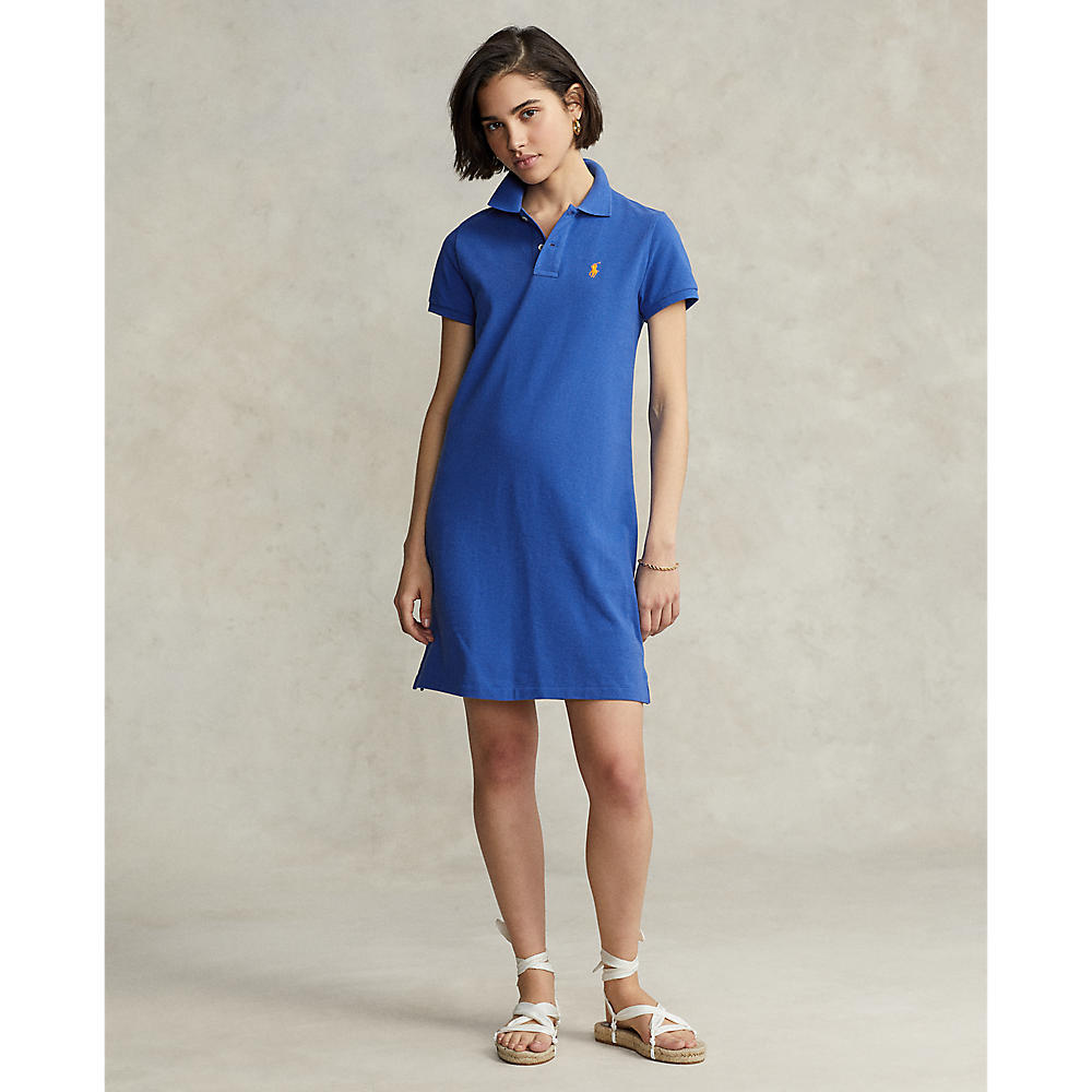 Polo Ralph Lauren Polo Short-sleeve Dress In Blue
