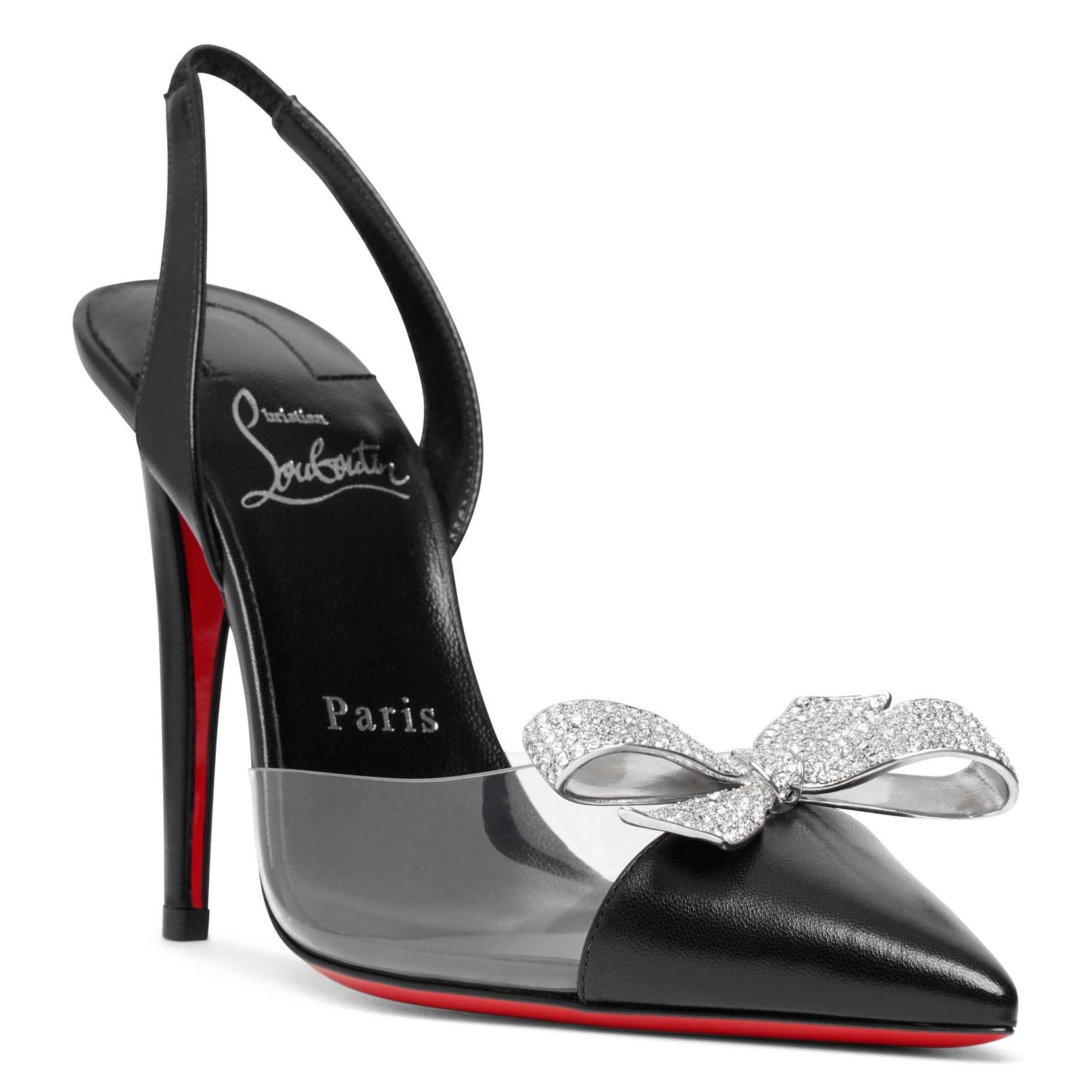 CHRISTIAN LOUBOUTIN BOW-TIE HIGH HEELS