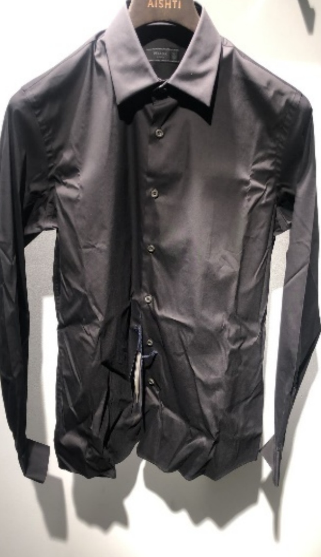 Prada Men's Classic Stretch Poplin Sport Shirt In Black