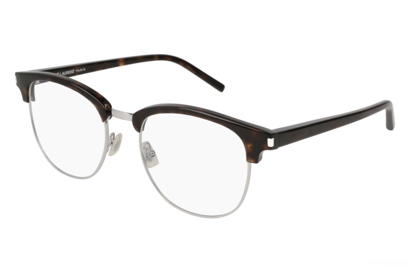 Saint Laurent Logo Flat Mirror In Multicolor