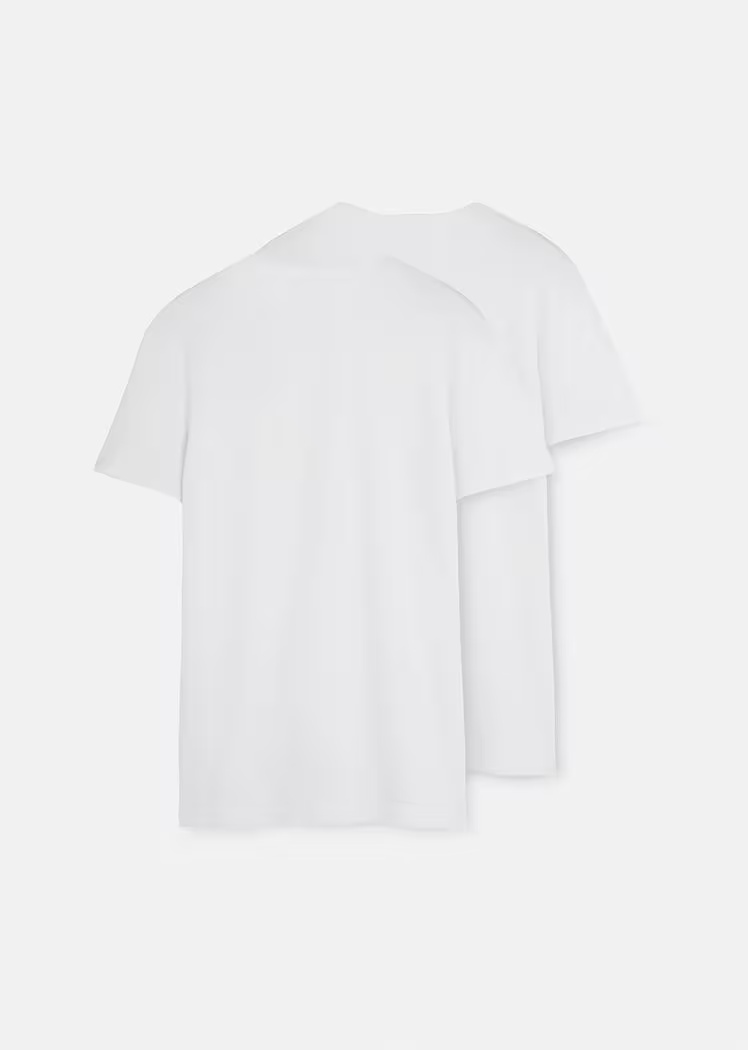 VERSACE VERSACE LOGO PRINTED TWO-PACK T-SHIRTS