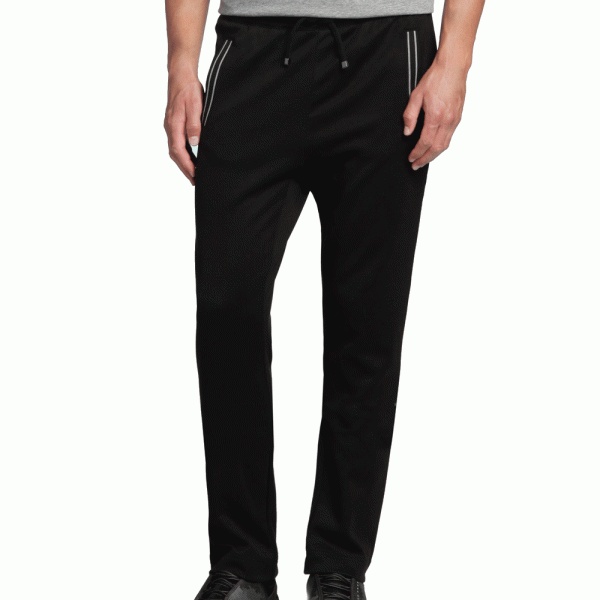 Shop Hugo Boss Logo Details Sweatpants In Black