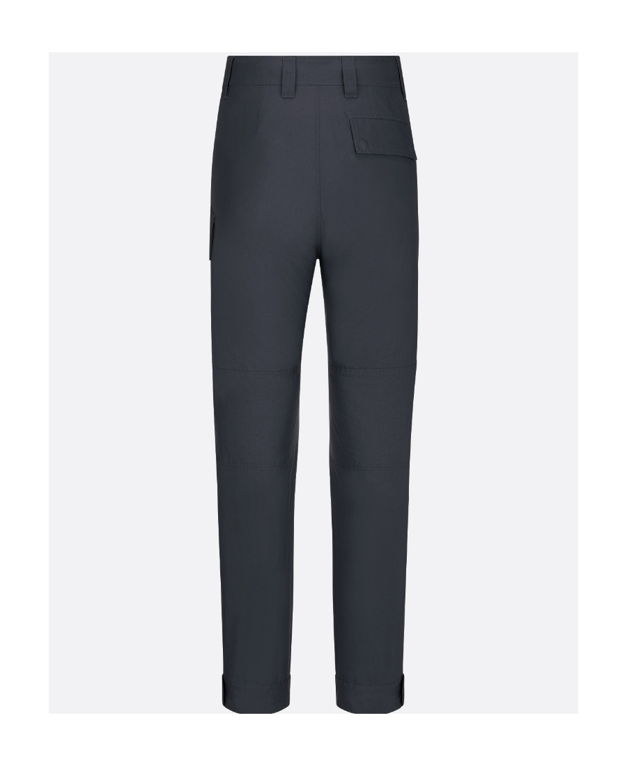 Dior Navy Blue Logo Logo Tooling Casual Pants In Black
