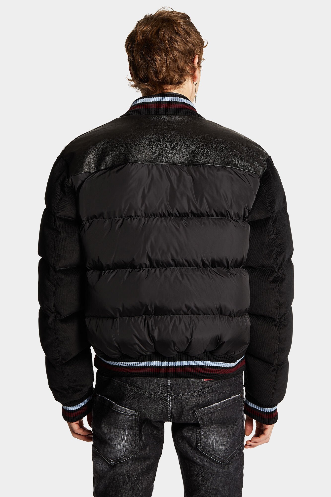DSQUARED2 MIXED PUFFER BOMBER