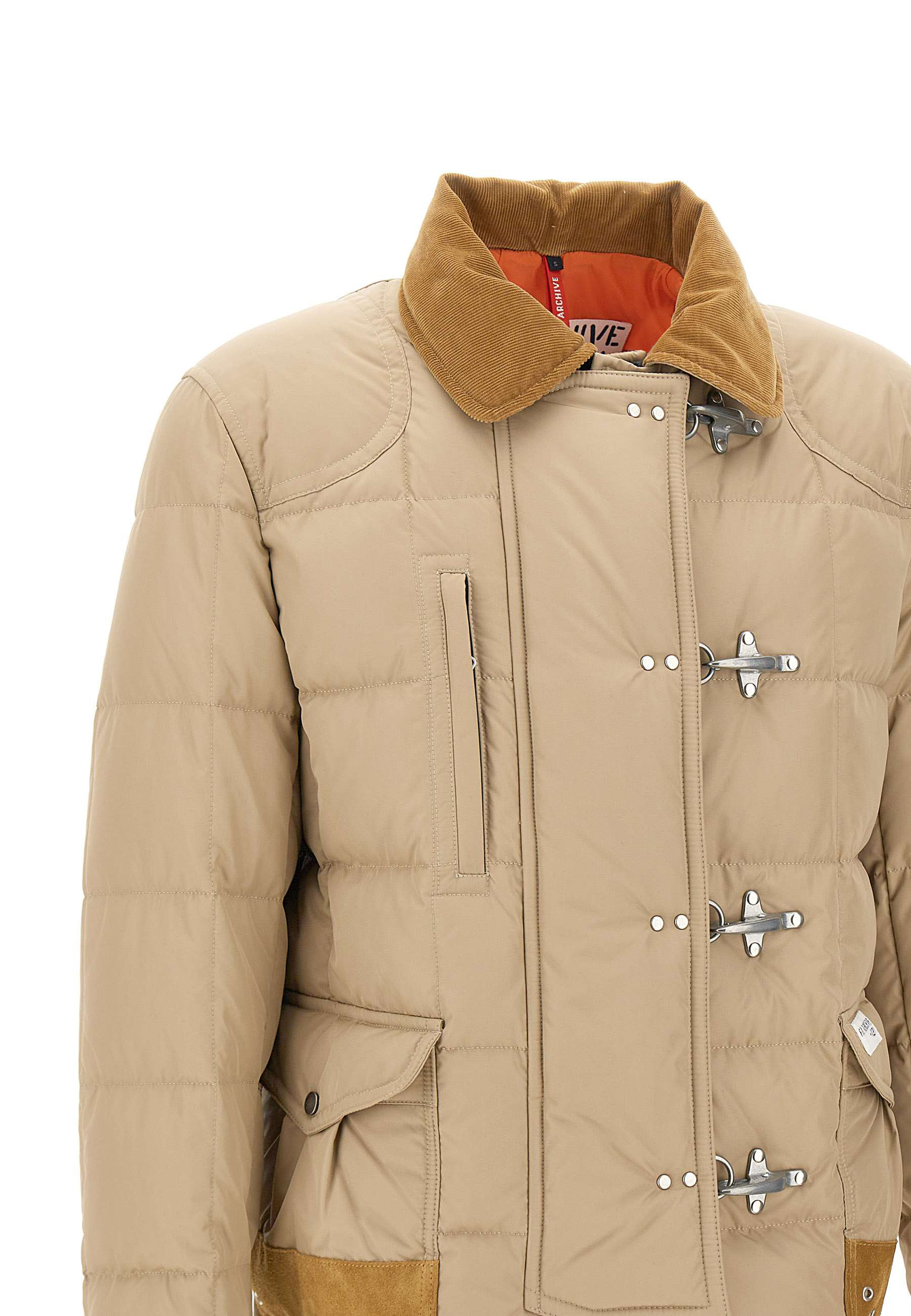 Fay 4 Ganci Piuma - Archive Jacket In Nude