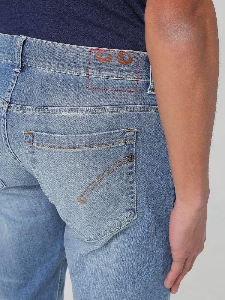 Dondup Five-pocket Denim Trousers In Blue