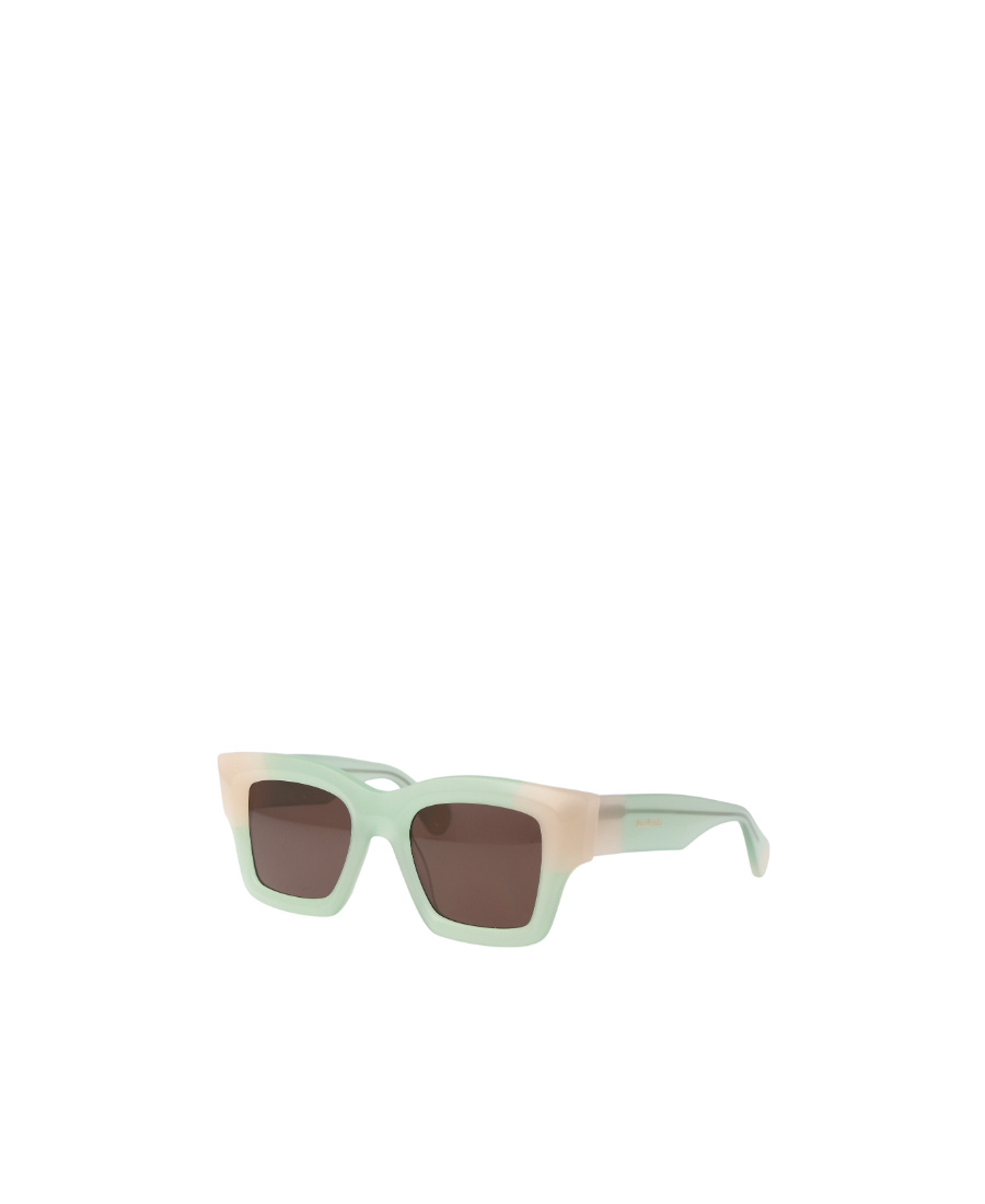 Jacquemus Square-frame Tinted Sunglasses In Green