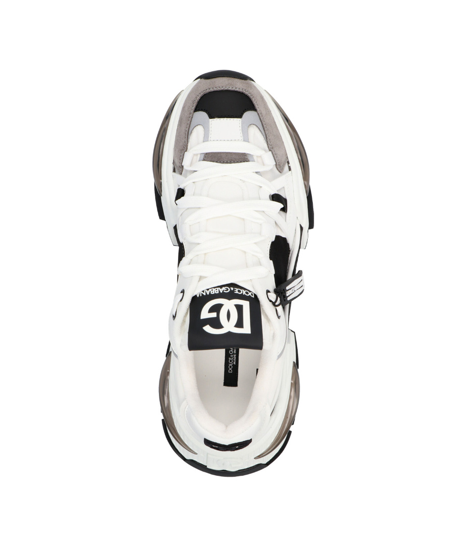 Dolce & Gabbana Airmaster Panelled Low-top Sneakers In White
