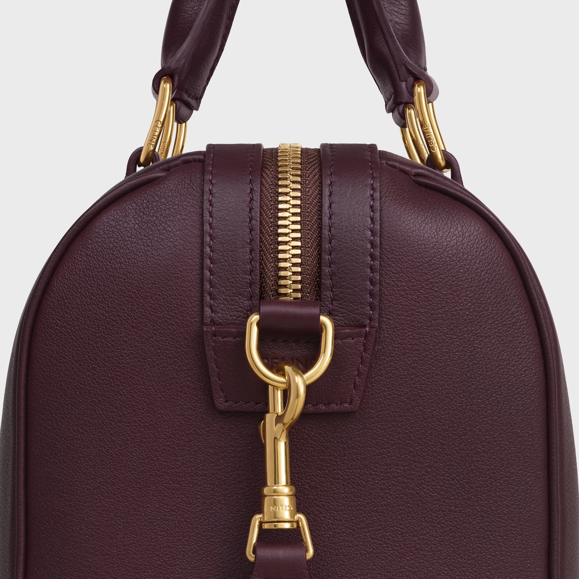 Celine Medium Boston In Supple Grained Calfskin