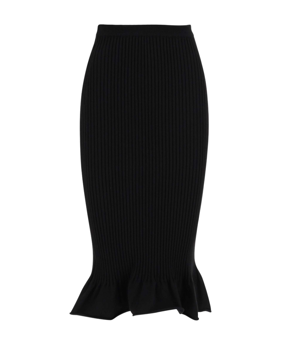 Khaite High-waist Skirt In Black